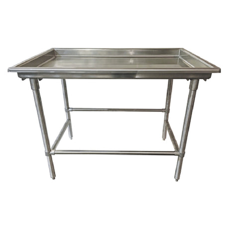 Advance Tabco SR-48 Sorting Table With 3" Raised Edge 30" Wide Top