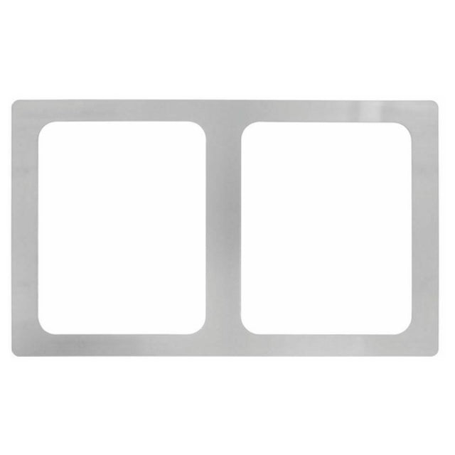 Hubert 53858 - Cold Tile, For 1/2-size Curveware Pans, 2-compartment
