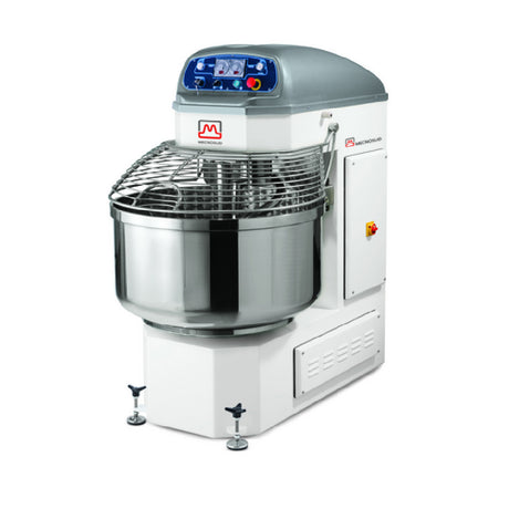 AMPTO SP250 Mecnosud Spiral Dough Mixer (2) Speed Hook And Bowl 365 Lb Flour Capacity