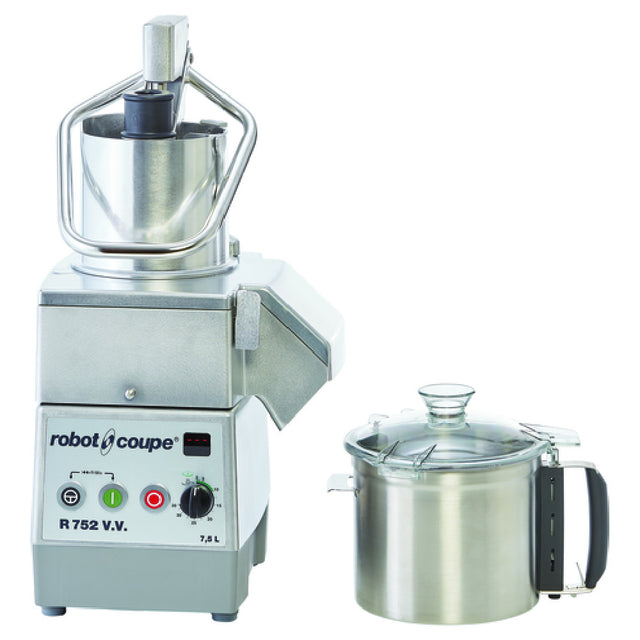 Robot Coupe R752VV Combination Food Processor 7.5 Liter Stainless Steel Bowl With Handle