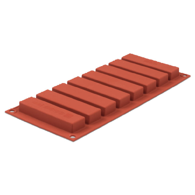 JB Prince M513 K Slim Bar Mold 12" X 7" Overall Makes (8) 4" X 1" Rectangles