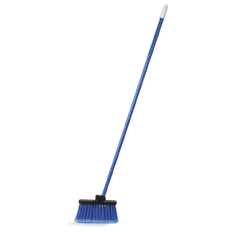 Carlisle 3686314 Carlisle Duo-Sweep® Light Industrial Broom 48"L Blue Metal Threaded Handle