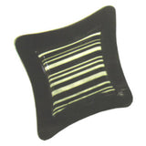 Bon Chef 100103 - Black Tie Collection Plate, Square, 10-1/2" X 10-1/2"