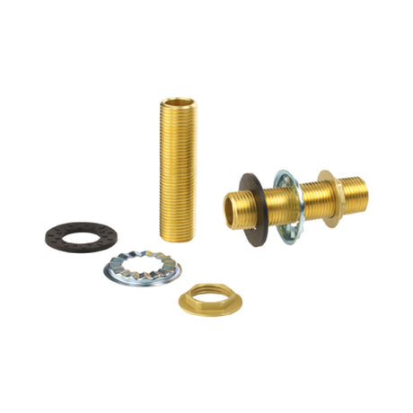 Krowne 21-196L Royal Series Deck Mounting Kit Long Style (2) 3-1/2" Brass Nipples