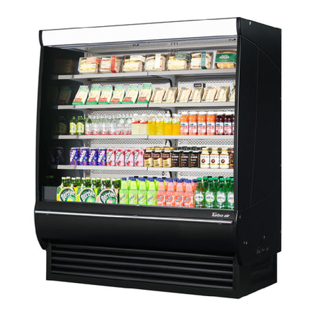 Turbo Air TOM-72DXB-SP(-A)-N Vertical Open Display Merchandiser 34.1 Cu. Ft. Capacity