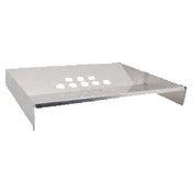 Franklin Machine Products 197-1173 V-Shaped Grease Pan 1-1/8" Drain Holes Stainless Steel