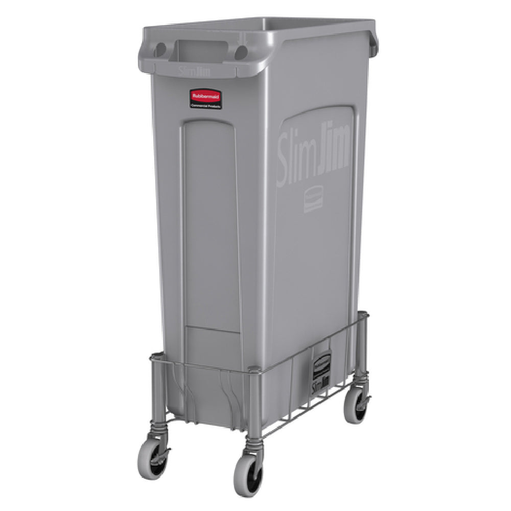Rubbermaid 1968468 - Slim Jim® Dolly, Single, 20"L X 9-3/10"W X 9"H