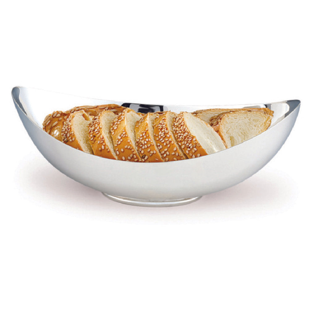 Steelite DW1709 Oval Bread Tray 10.0"W X 5.5"D X 3.5"H 18/10 Stainless