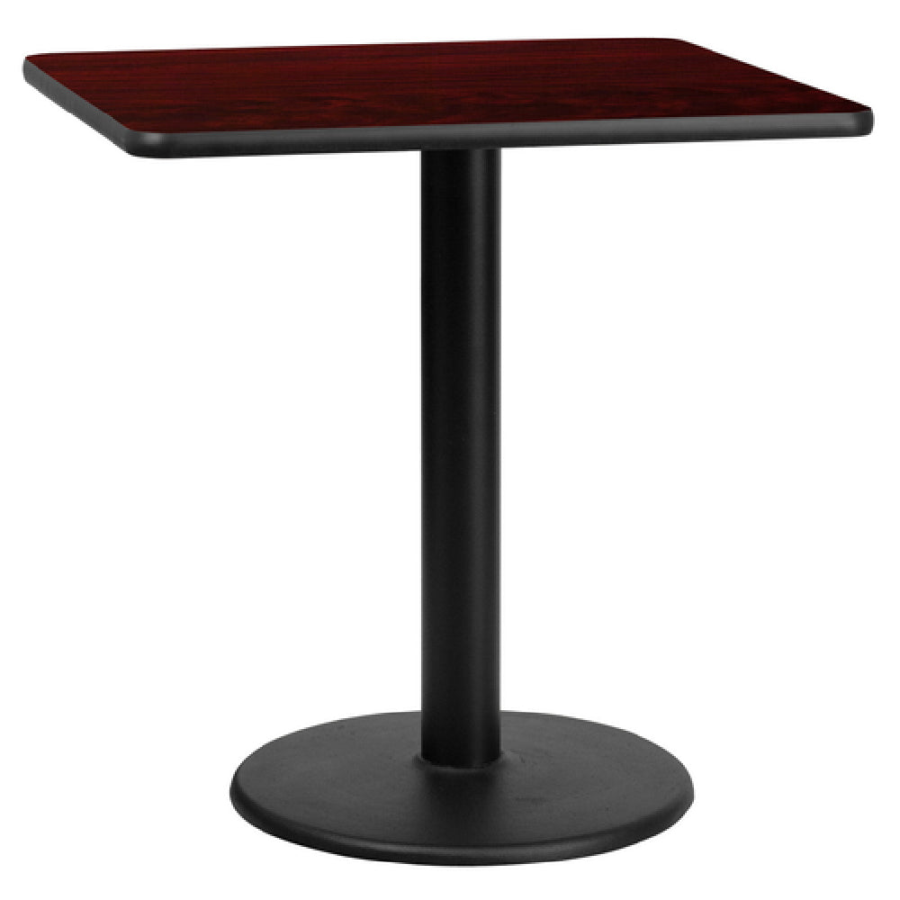 Flash Furniture XU-MAHTB-3030-TR18-GG Table 30"W X 30"D X 31-1/8"H Dining Height