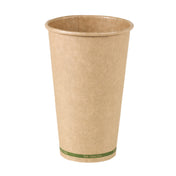 PacknWood 210GCWBZEN16 - ZEN Kraft Paper Cup Without Plastic, 16oz, 3.5" D X 5.4" H