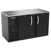 Beverage Air BB58HC-B - Refrigerated Back Bar Storage Cabinet, Two-section, 58"W X 30-3/8"D X 34"H