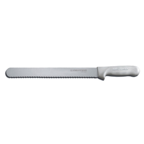 Dexter Russell S140-12SC-PCP Sani-Safe® (13463) Roast Slicer 12" Scalloped Edge