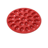 Yanco NC-1014RD Nu-Classic Egg Holder 12-1/2" Dia. X 3/5"H Accommodates (25) Eggs