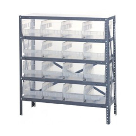 Quantum 1239-207CL Shelving Unit 12"D X 36"L X 39"H Heavy Duty