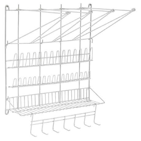 Hubert 25327 - Pastry Bag Wall Rack, 20" X 24", Rectangular