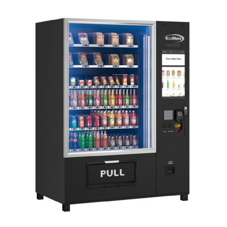 Koolmore KM-VMRWT-66EBCR Refrigerated Snack Vending Machine 57"W X 33.5"D X 76"H