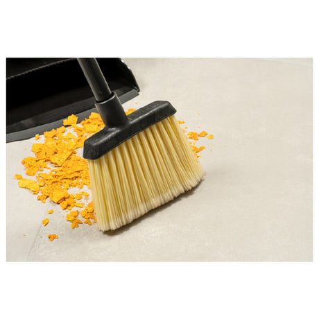 Carlisle 4686700 Carlisle Duo-Sweep® Flagged Angle Broom 12" Wide Head