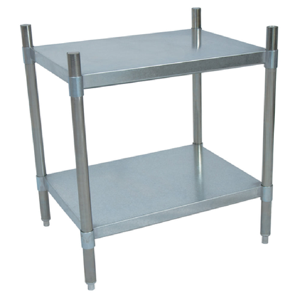 BK Resources SSU3-5524 Dry Storage Shelving Unit 55"W X 24"D X 38"H (2) Adjustable Shelves