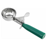 Chef Approved 225312 Disher 2.66 Oz / #12 Thumb Press Green Handle