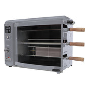 Skyfood Equipment BG-03LX SILVER Brazilian Flame Outdoor Rotisserie Portable LP Gas