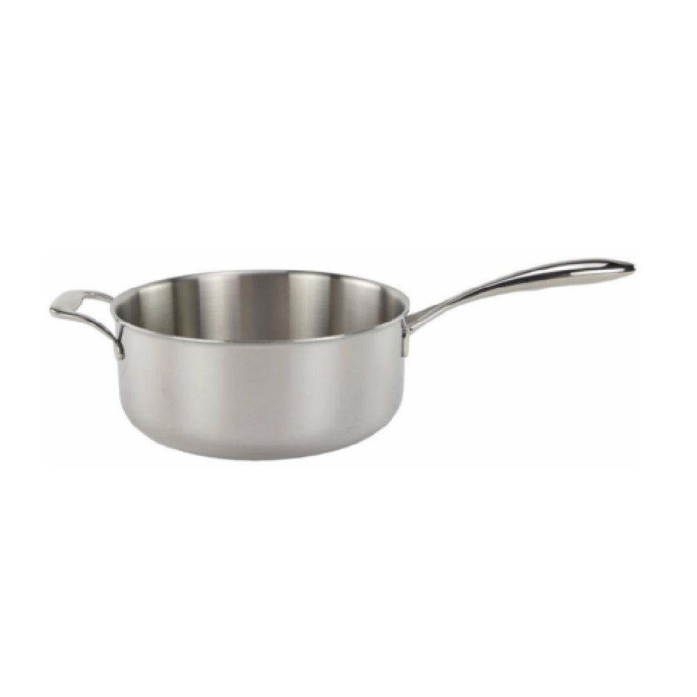 Tuxton WTSH-1921 TUXCLAD Sauce Pan 6 Qt. (10.25" X 10.25" X 4.375"H O.A.)