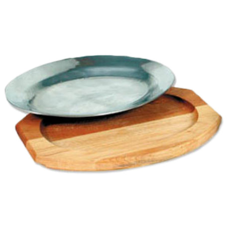 Royal Industries ROY RSP L WD Sizzle Platter Liner Oval Wood