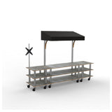 Steelite MGCMLA12GSBW Mogogo Modular Interactive Station Unique Gray