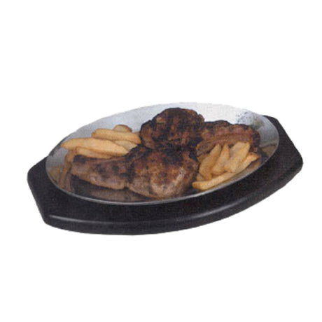 American Metalcraft PLA710 Sizzle Platter 10-1/2"L X 7"W Aluminum