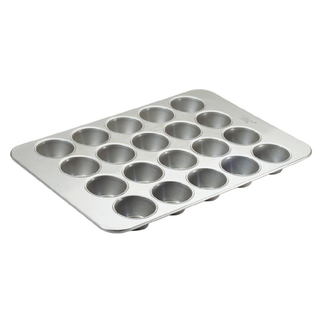 Winco HMF-20E Pecan Roll/Large Muffin Pan 17-7/8" X 25-7/8" OA Holds (20) 3-11/16" Dia. Muffins