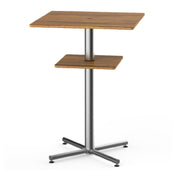 Steelite MGCPBS02BSXX - Square Bar Table & Shelf, 30.0" X 30.0" X 42.5", Polo