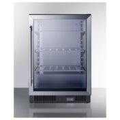 Summit SCF475 Built-In Glass Door Commercial Freezer 24"W 5.14 Cu.ft. Capacity