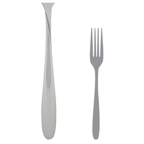 Steelite 5709SX021 Dinner Fork 8" Long 18/0 Stainless Steel