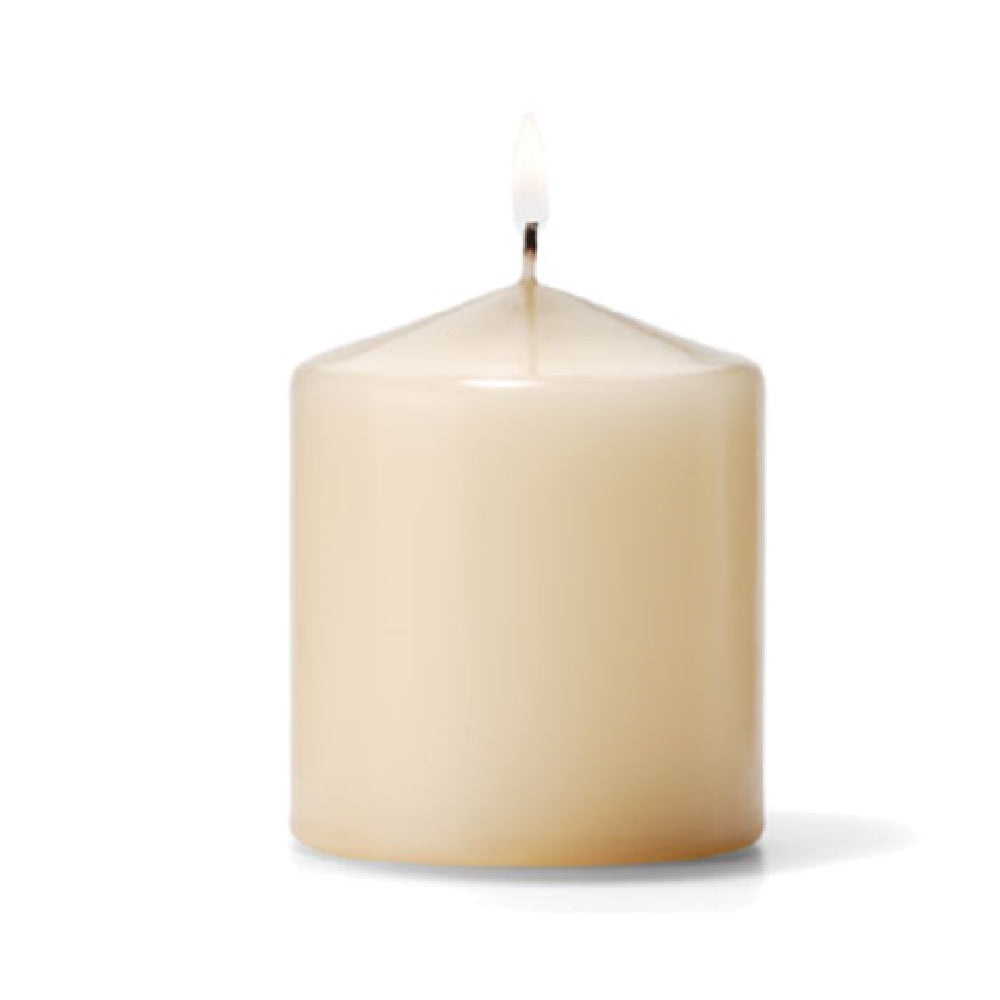 Hollowick P3X3I-12 Select Wax® Pillar Candle Ivory 3"H X 3" Dia. (12 Each Per Case)