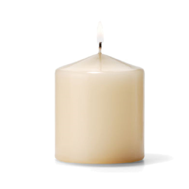 Hollowick P3X3I-12 Select Wax® Pillar Candle Ivory 3"H X 3" Dia. (12 Each Per Case)