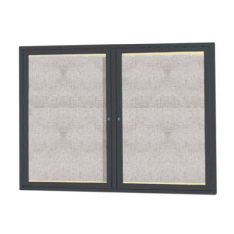 Aarco LODCC3648RBA Bulletin Board 48"W X 36"H Enclosed