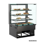 Structural Concepts NE3635HSV - Reveal® Service Heated Slide In Counter Case, 35-3/4"W X 33"D X 35-3/8"H (above Counter) 54-5/8"H (overall)