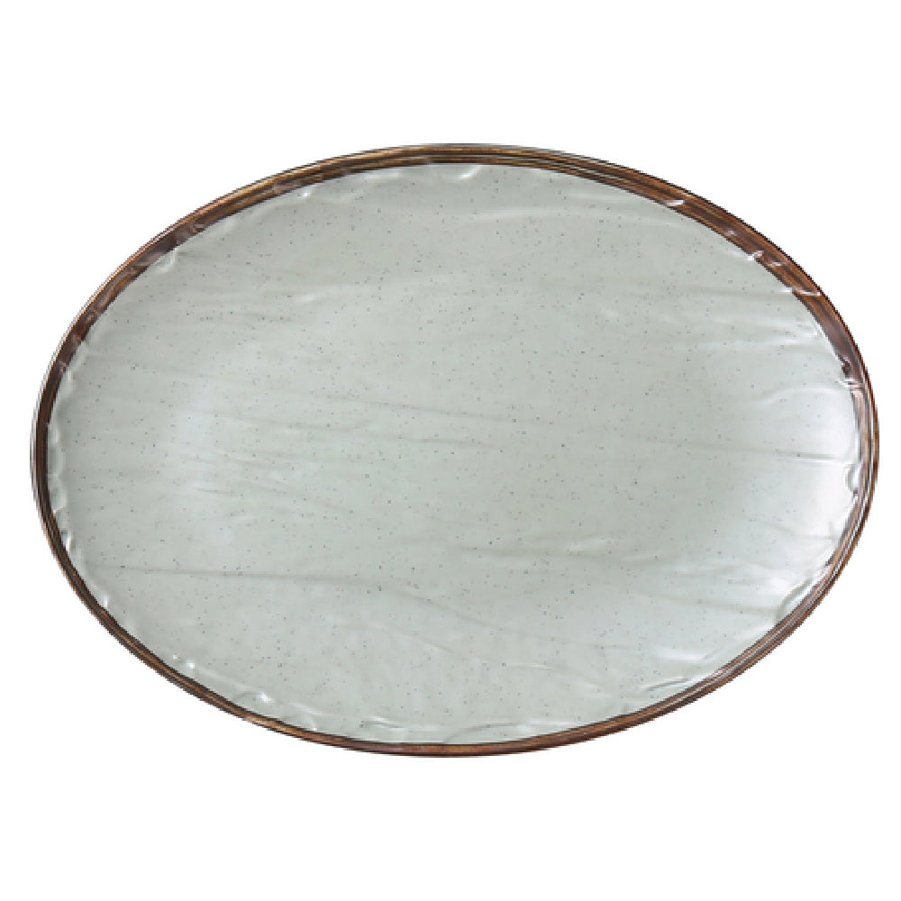 Yanco YO-2013 Yoto Plate 13"L X 9-1/2"W X 1-1/4"H Oval