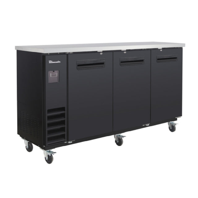 Blue Air BLNBB-72B-HC - Back Bar Cooler, Narrow Depth, Three-section