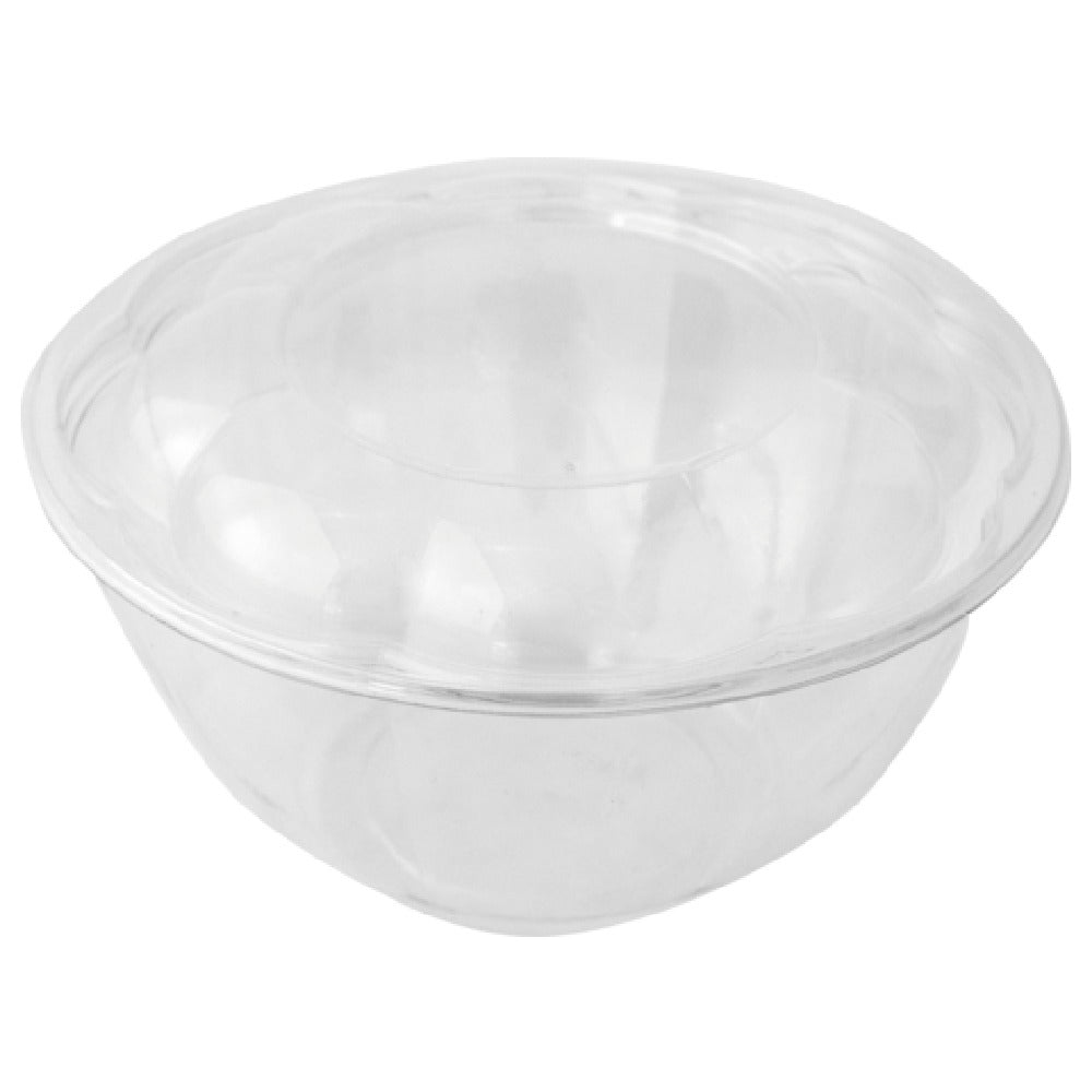 International Tableware TG-PP-240 Salad Bowl With Snap-tight Lid Plastic Crystal Clear