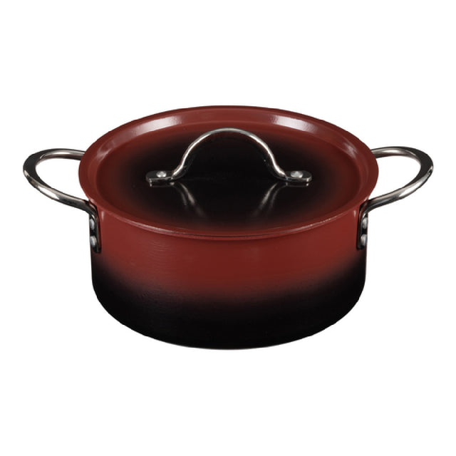 Bon Chef 73301-OM-M Country French X Ombre Sauce Pot 3 Qt 9 Oz 8 5/8"D X 3 7/8"H