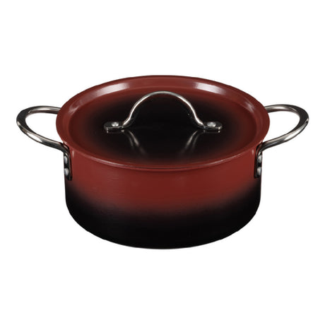 Bon Chef 73301-OM-M - Country French X - Ombre Sauce Pot, 3 Qt 9 Oz, 8 5/8"D X 3 7/8"H
