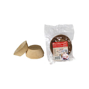 PacknWood 8NPD50FSC - Nature's Party: "Nature" Baking Cases, 0.98"W X 1.97"D, Kraft Brown (Per Case = 600 Each)