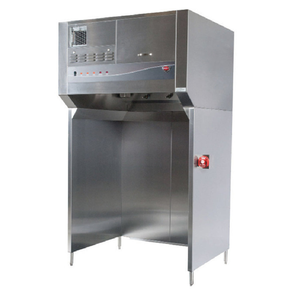 Wells WVU-48_208/60/1 Universal Ventless Hood 48" Cooking Zone Horizontal Air Discharge