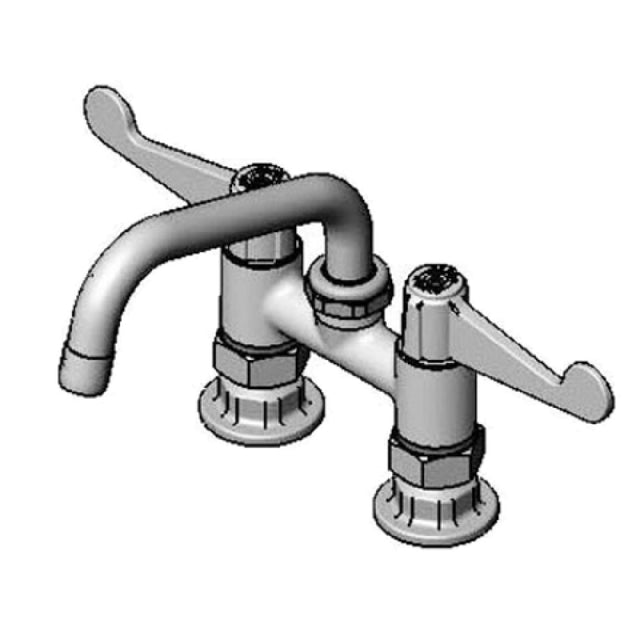 T&S Brass 5F-4DWS06 Equip Base Faucet Swivel 4"