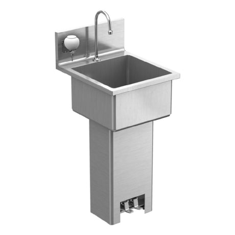 Winholt WHPS1616-KT - Hand Sink, Pedestal Mount, 18"W X 18"D OA