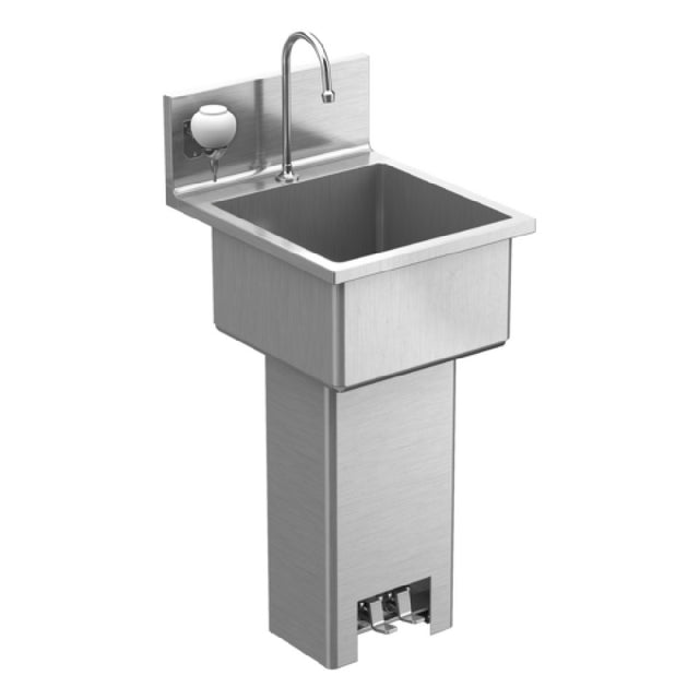Winholt WHPS1616-KT - Hand Sink, Pedestal Mount, 18"W X 18"D OA