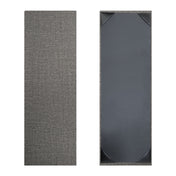 Risch MILAN-1V 4.25X14 Milan Hardback Simulated Woven Vinyl Menu Cover (specify Color)
