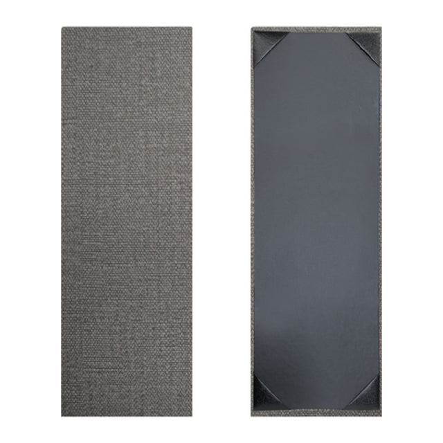 Risch MILAN-1V 4.25X14 Milan Hardback Simulated Woven Vinyl Menu Cover (specify Color)
