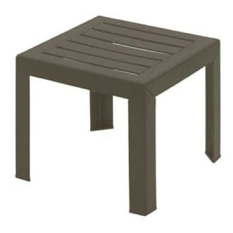 Grosfillex CT052037 Bahia Outdoor Low Table 16" X 16" Square