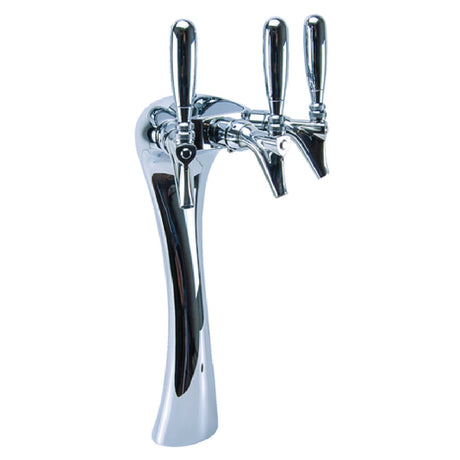 Micro Matic A-G5-3-C-G Anaconda Draft Tower (3) Faucets Chrome Finish